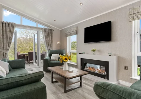 The living area at Land Of My Fathers, Penally Grange, Penally