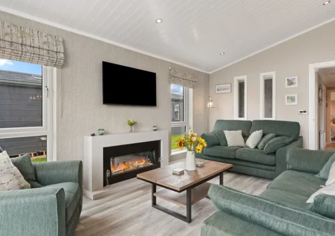 The living area at Land Of My Fathers, Penally Grange, Penally