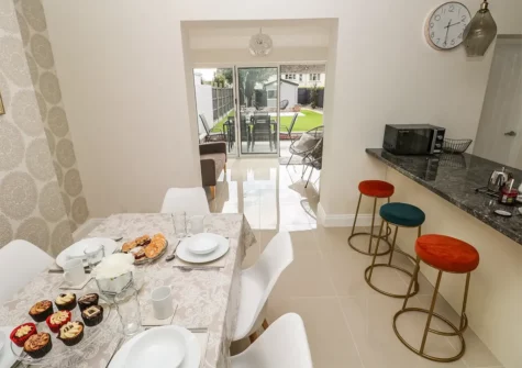 The dining area at Larkhill, Tenby