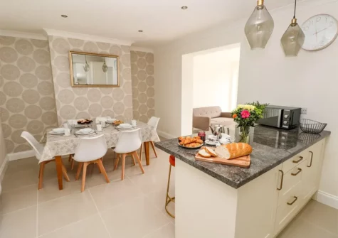 The dining area at Larkhill, Tenby