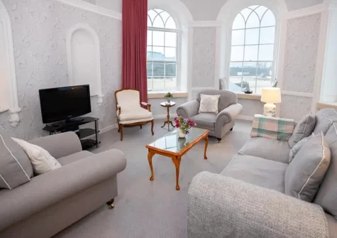 The living room at Laston House 2, Tenby