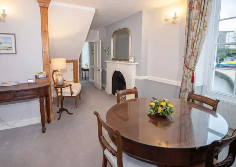 The dining area at Laston House 2, Tenby