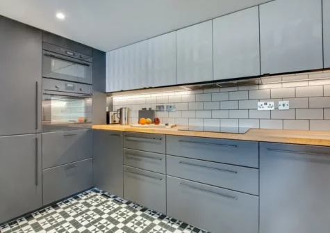 The kitchen at Laughing Seagull, Saundersfoot