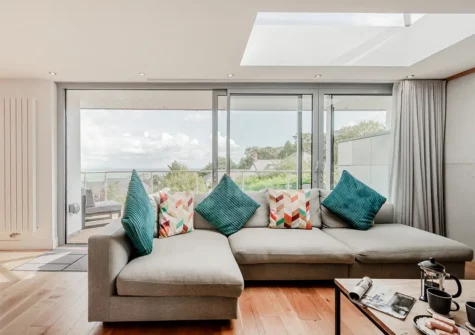 The living area at Lexden, Saundersfoot