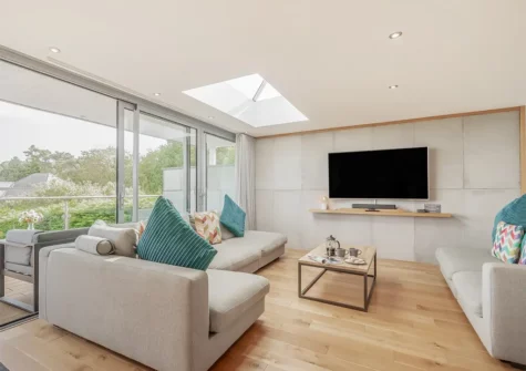 The living area at Lexden, Saundersfoot