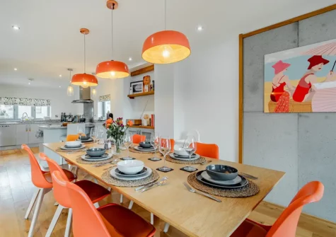 The dining area at Lexden, Saundersfoot