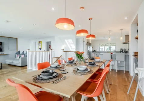 The dining area at Lexden, Saundersfoot