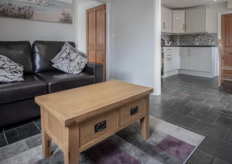 The living area at Lilac Cottage, Amroth