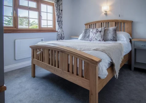 The bedroom at Lilac Cottage, Amroth