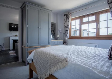 The bedroom at Lilac Cottage, Amroth