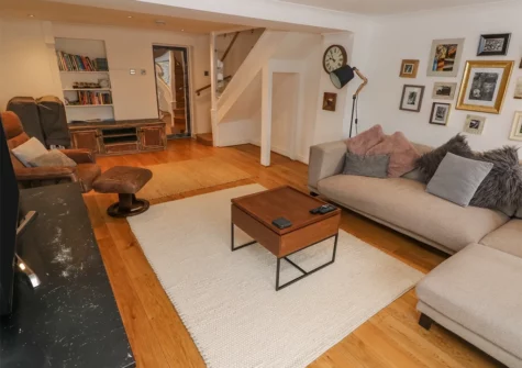 The living room at Little Bobbins, Saundersfoot