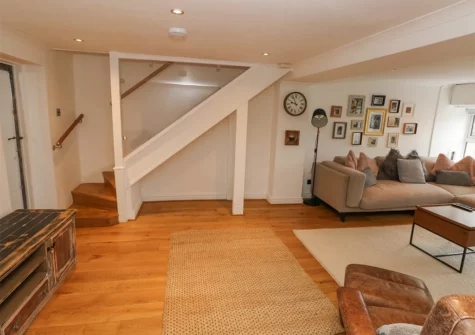 The living room at Little Bobbins, Saundersfoot