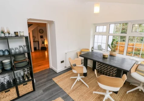 The dining area at Little Bobbins, Saundersfoot