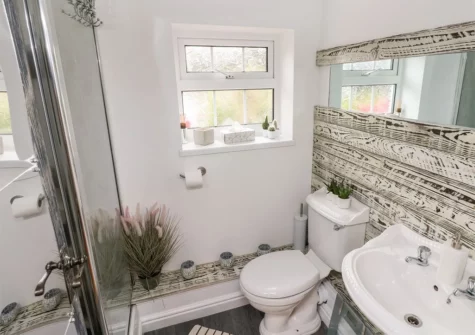 The patio, alfresco dining area & garden at Little Bobbins, Saundersfoot