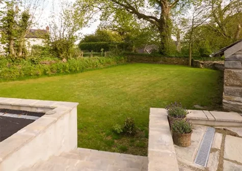 The garden at Llety'r Llwynog, Llanfallteg West
