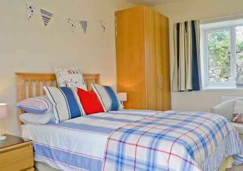 The bedroom at LLwynbedw, St Dogmaels