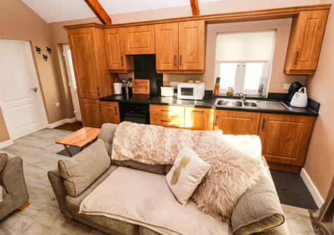 The living area at Love Cottage, Redberth