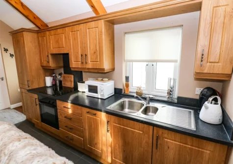 The kitchen at Love Cottage, Redberth