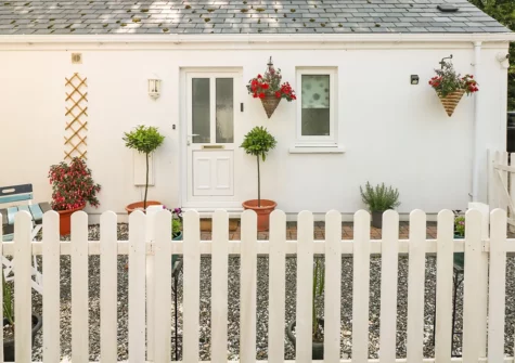 The front patio at Love Cottage, Redberth