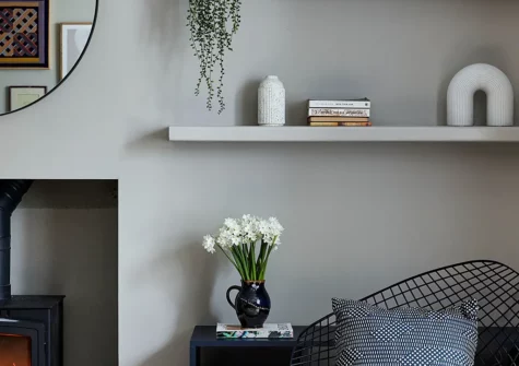 The living room at Major House, Newport