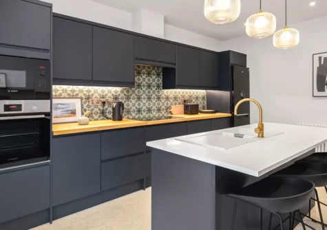 The kitchen at Major House, Newport