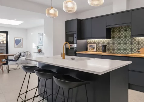 The kitchen at Major House, Newport