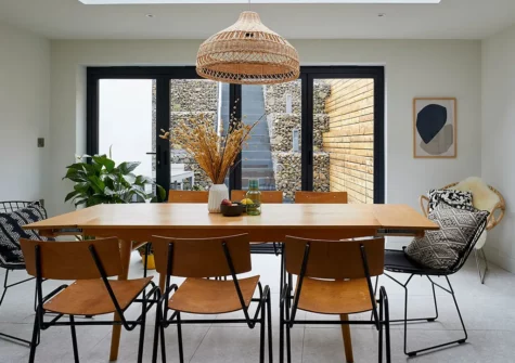 The dining room at Major House, Newport