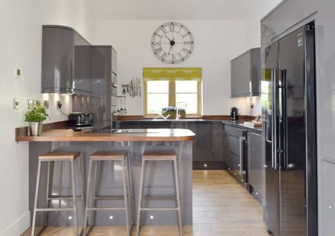 The kitchen at Manor Lodge Stables, Wiston
