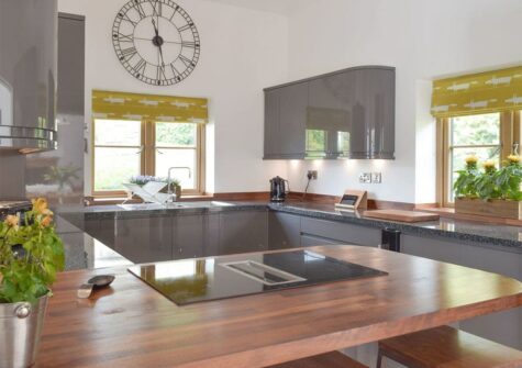 The kitchen at Manor Lodge Stables, Wiston