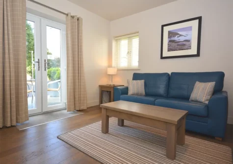 The living area at Manx Shearwater, Saundersfoot