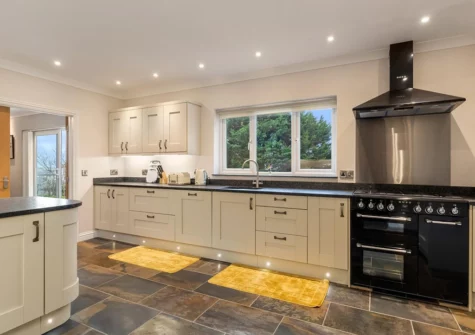 The kitchen at Maynor, Kilgetty