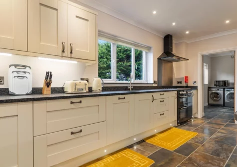 The kitchen at Maynor, Kilgetty