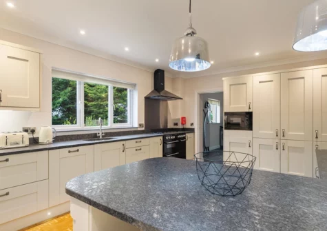 The kitchen at Maynor, Kilgetty