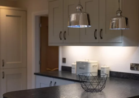 The kitchen at Maynor, Kilgetty