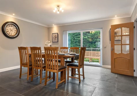 The dining area at Maynor, Kilgetty