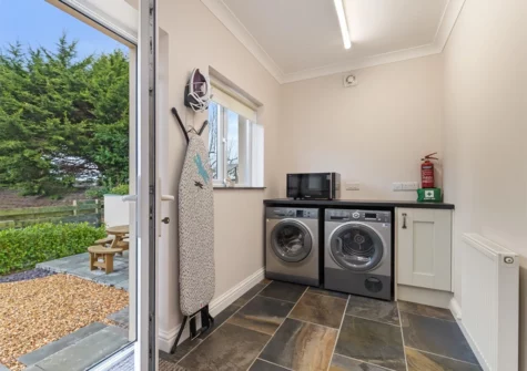 The utility room at Maynor, Kilgetty