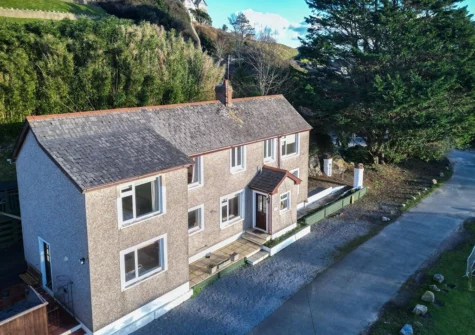 Outside Maytree Cottage, Tenby