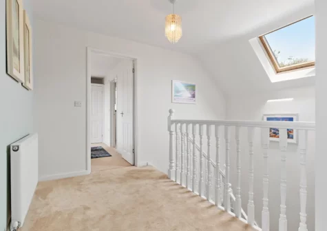The first floor landing at Meadow Farm, Tenby