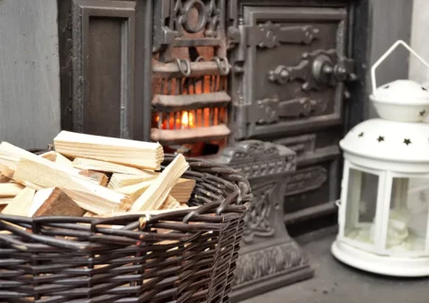 The living area at Millbank Cottage, Llanstadwell