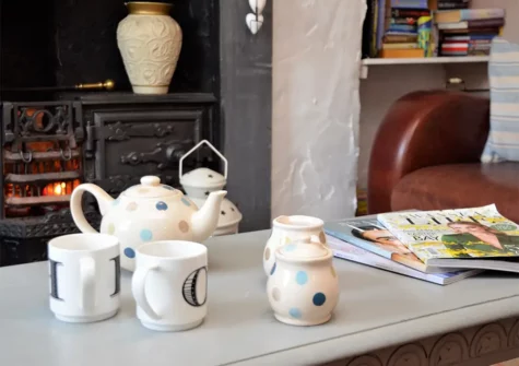 The living area at Millbank Cottage, Llanstadwell