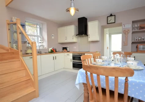 The kitchen & dining area at Millbank Cottage, Llanstadwell