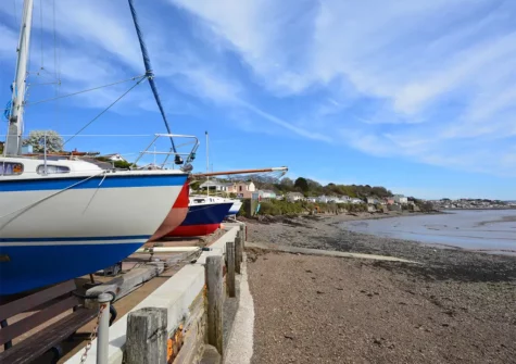 Hazelbeach is a short stroll from Millbank Cottage, Llanstadwell