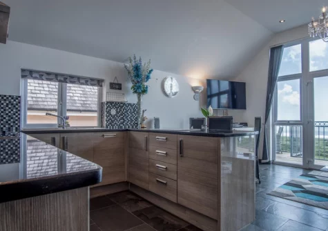 The kitchen at Nautilus, Pendine