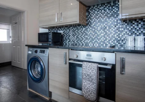 The kitchen at Nautilus, Pendine