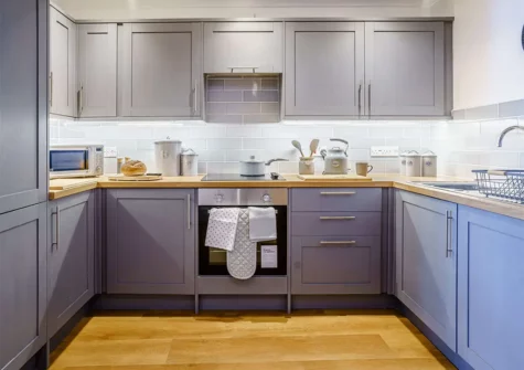 The kitchen at No Pennies, Tenby