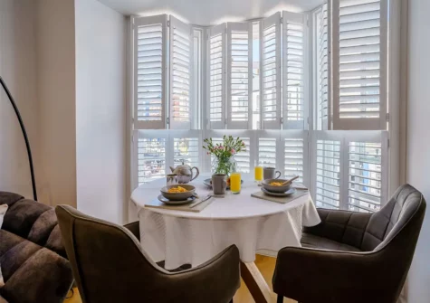 The dining area at No Pennies, Tenby