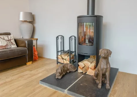 The living area at Oak Tree House, Saundersfoot