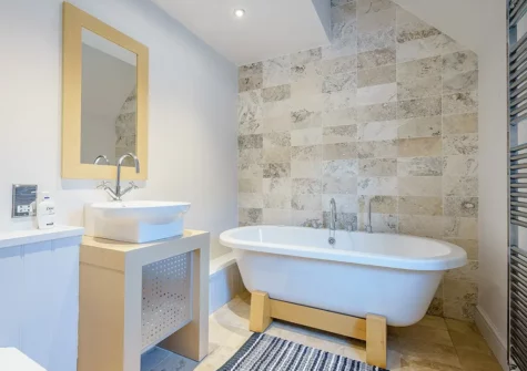 The bathroom at Oak Tree House, Saundersfoot