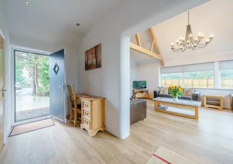 The entrance area at Oak Tree House, Saundersfoot