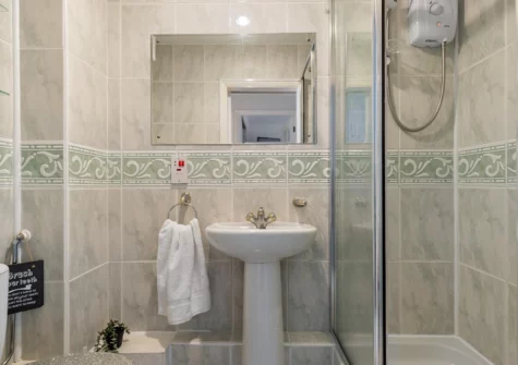 The bathroom at On The Beach, Saundersfoot